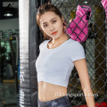 Aktibong kasuotan ng babaeng fitness sport seamless sports yoga bra